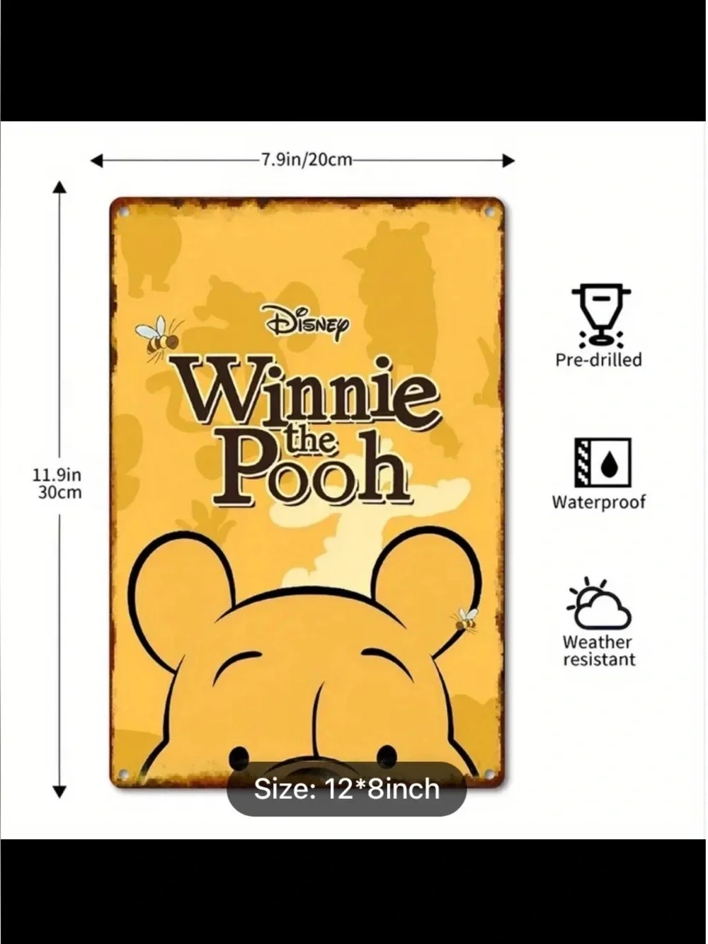 🌟Pick Any 2/$26 Sale Winnie The Pooh Sign